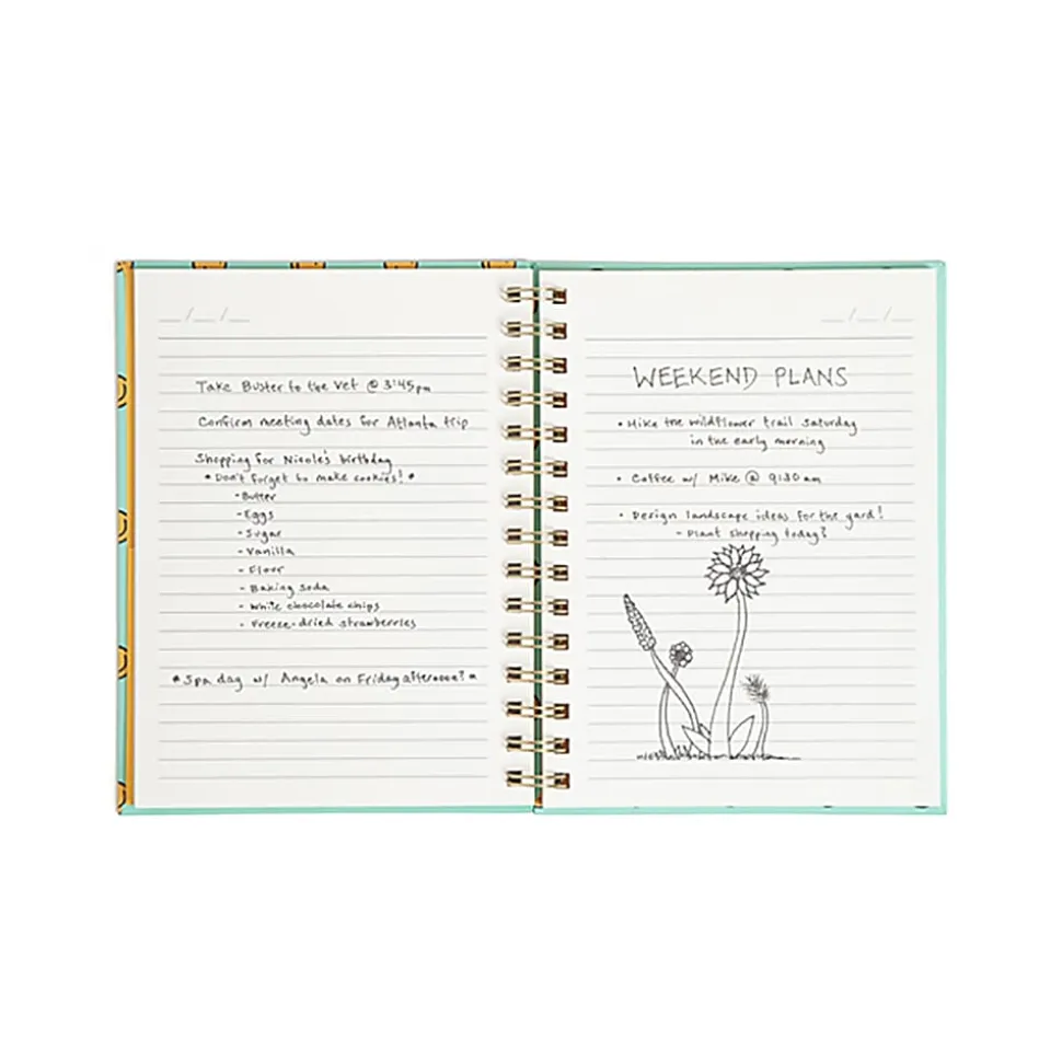 U Brands® Spiral Journal, 6" x 8", News Flash Design, Total Qty 1
