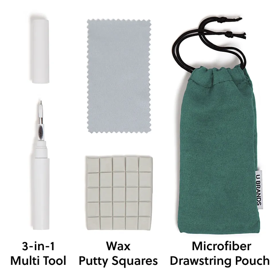 U Brands® Tech And Phone Cleaning Kit, Ocean Green