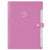 U Brands U-Eco™ 6 Pocket Poly Expandable Folder, 6" Expansion, Letter (8 1/2" x 11"), Assorted Colors, Pack Of 3