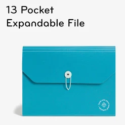 U Brands U-Eco™ 13 Pocket Poly Expandable File, 5.75