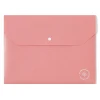 U Brands U-Eco™ Poly Document Holders, 0.59" Expansion, Letter (8 1/2" x 11"), Assorted Colors, Pack Of 10