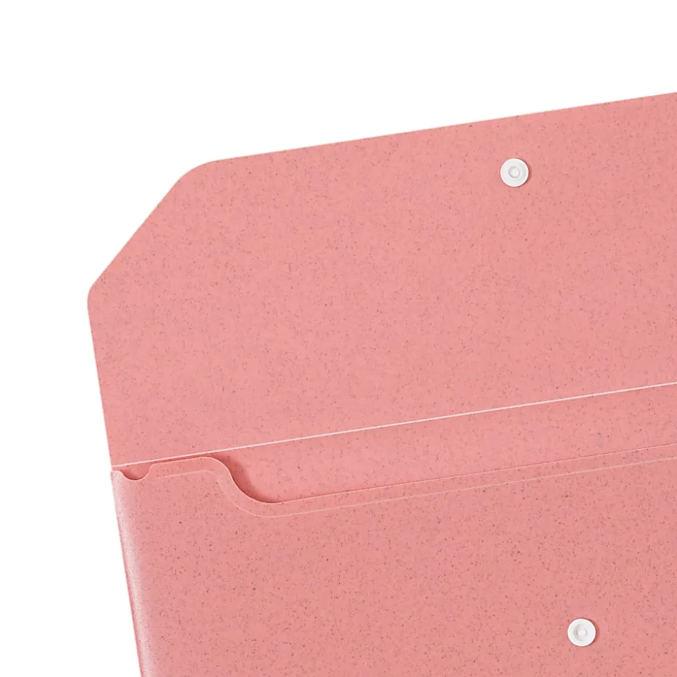 U Brands U-Eco™ Poly Document Holders, 0.59" Expansion, Letter (8 1/2" x 11"), Assorted Colors, Pack Of 10