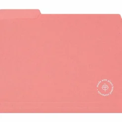 U Brands U-Eco™ Poly File Folders, Pack Of 24, Letter (8 1/2