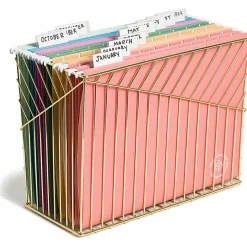 U Brands U-Eco™ Poly Hanging File Folders, Pack Of 12, Letter (8 1/2" x 11"), Assorted Colors