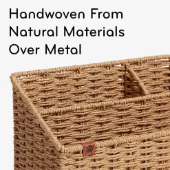 U Brands Woven All-in-1 Desk Organizer, 3 Compartment(s), 5.70