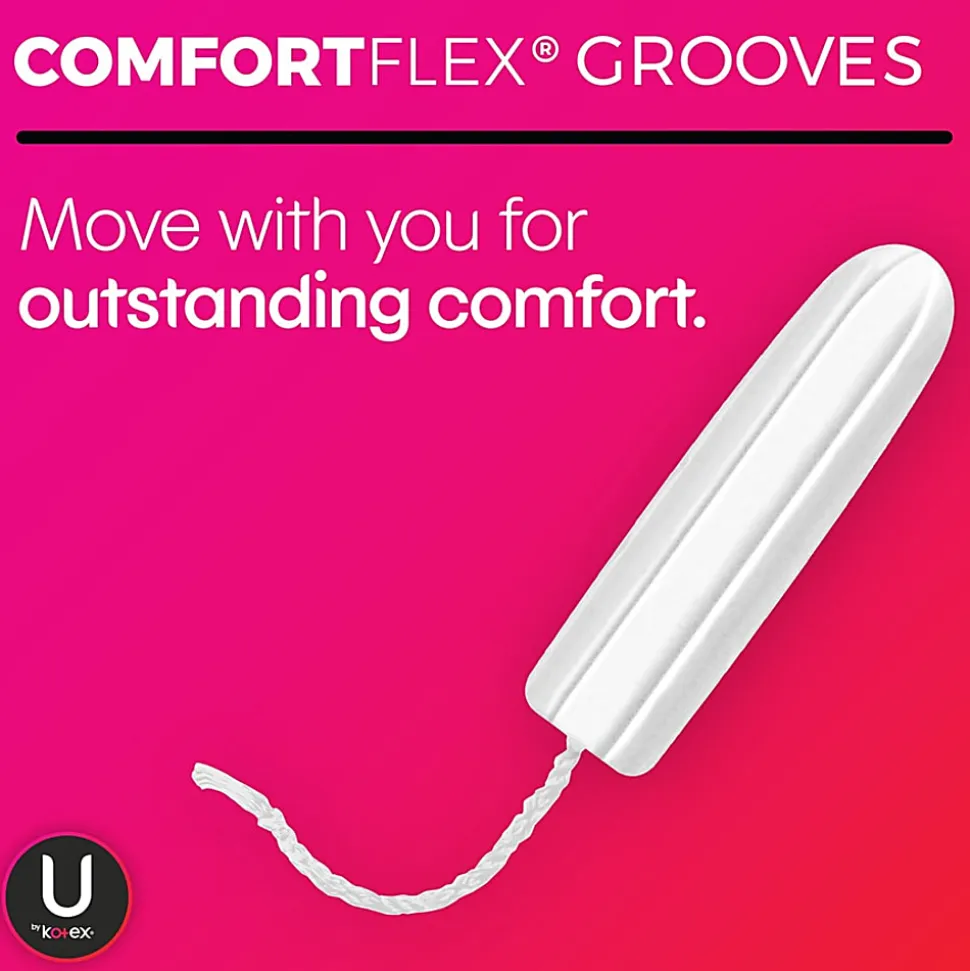 U by Kotex Click Regular Tampons, Box Of 16 Tampons