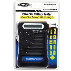 Ultralast® Universal Battery Tester, Black, ULMULTITEST