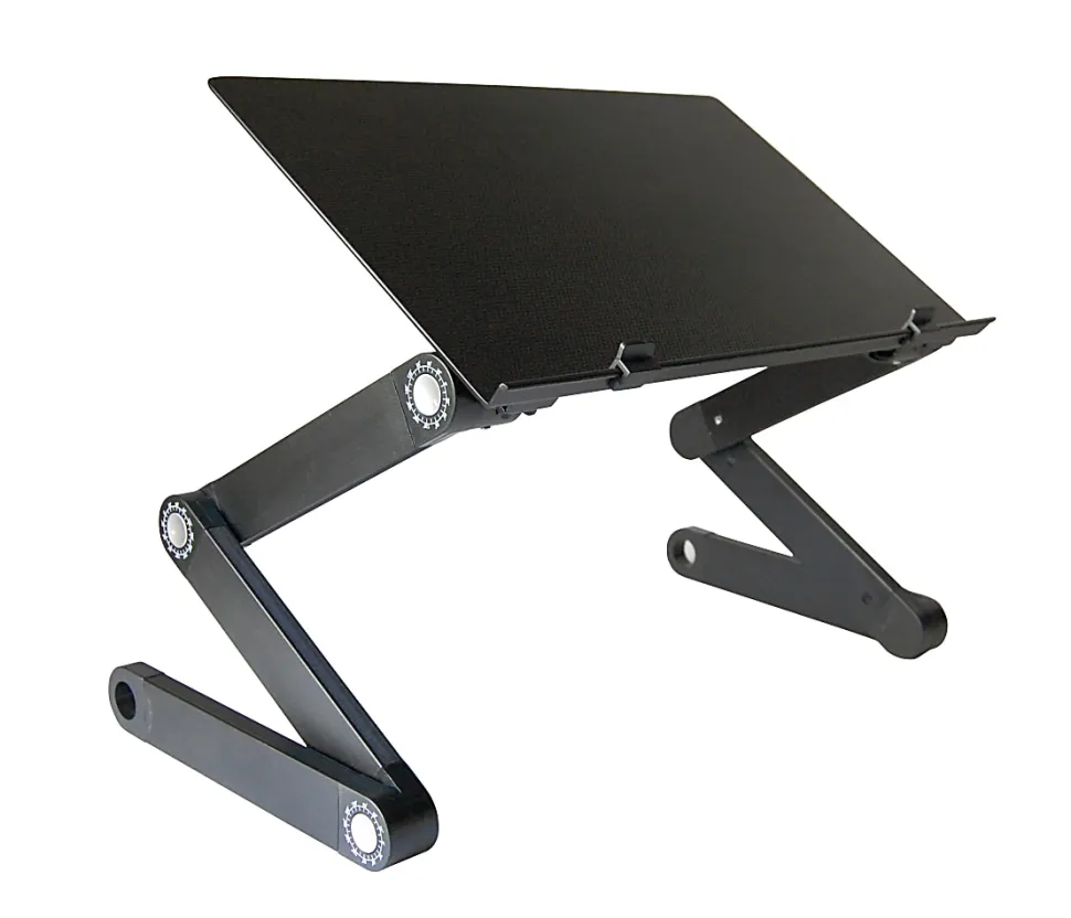 Uncaged Ergonomics WorkEZ Professional Adjustable Tilt Ergonomic Aluminum Laptop Stand Lap Desk