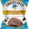 Undercover Snacks Quinoa Crisps, Dark Chocolate And Sea Salt, 0.25 Oz, Case Of 125 Bags