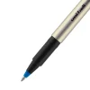 uni-ball® Deluxe Rollerball Pens, Fine Point, 0.7 mm, Gold Barrel, Blue Ink, Pack Of 12