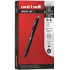 uni-ball® 307™ Gel Pen, Medium Point, 0.7 mm, Black Barrel, Black Ink, Pack Of 12