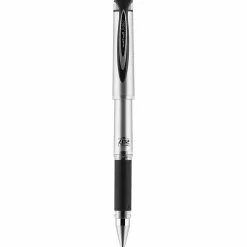 uni-ball® 207™ Impact™ Gel Pens, Bold Point, 1.0 mm, Black; Gray Barrel, Black Ink, Pack Of 12