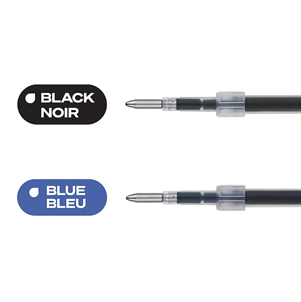 uni-ball® JetStream™ Refills, Bold Point, 1.0 mm, Blue, Pack Of 2 Pencils