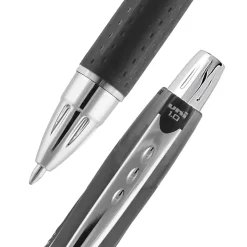uniball® Jetstream™ RT Retractable Ballpoint Pens, Medium Point, 1.0 mm, Black Barrel, Black Ink, Pack Of 3
