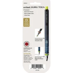 uni-ball® Kura Toga Mechanical Pencil Starter Set, 0.7 mm, HB#2 Lead Tip, Black/Gray