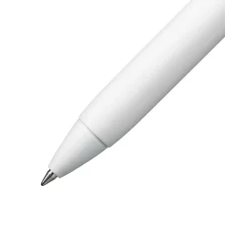 Uni-Ball® One Retractable Gel Pens, Medium Point, 0.7 mm, White Barrel, Blue/Black Ink, Pack Of 5 Pens