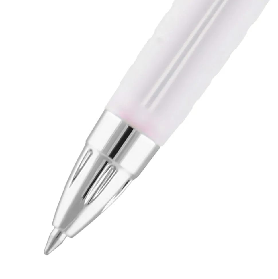 uni-ball® 207™ Pink Ribbon Retractable Fraud Prevention Gel Pens, Medium Point, 0.7 mm, Pink Barrels, Black Ink, Pack Of 12