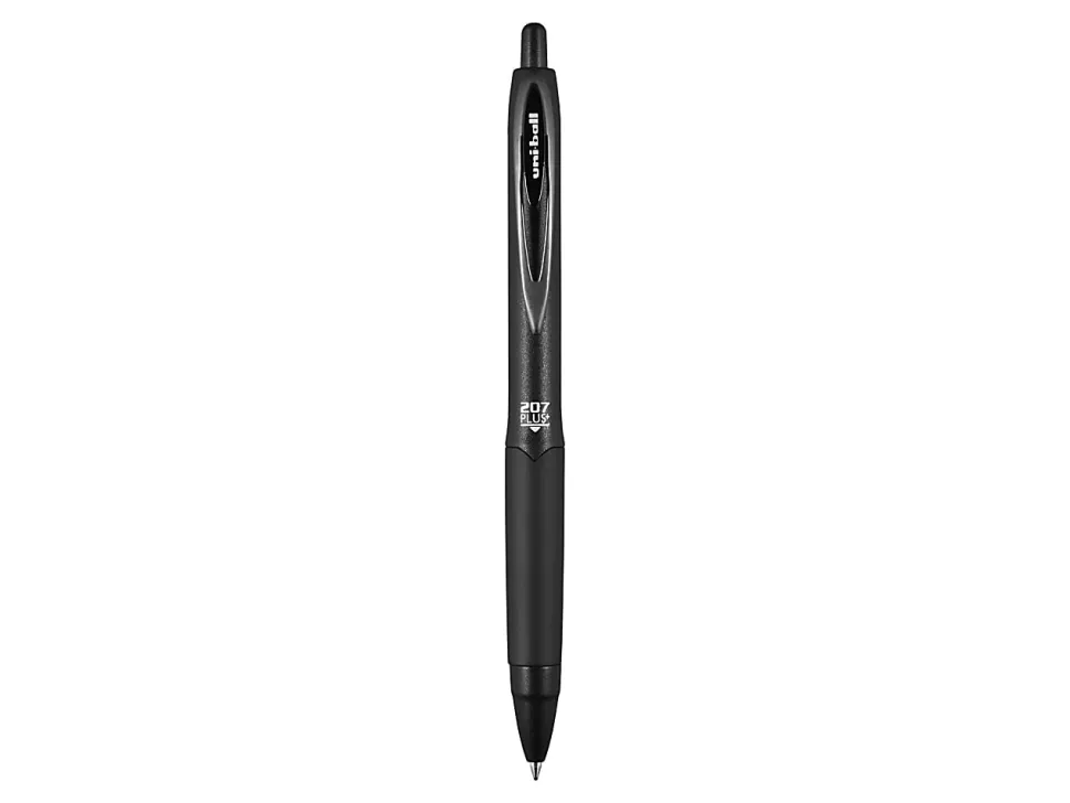 uniball™ 207 Plus+ Gel Pen - Medium Pen Point - 0.7 mm Pen Point Size - Retractable - Black Gel-based, Nanofiber Ink Ink - 70462
