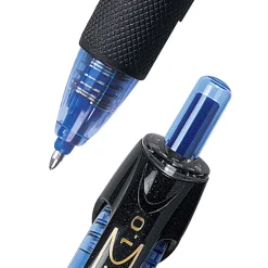 uni-ball® Power Tank Retractable Ballpoint Pens, 1.0 mm, Blue Barrel, Blue Ink, Pack Of 12 Pens