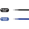 uni-ball® 207™ Retractable Gel Pen Refills, Medium Point, 0.7 mm, Black Ink, Pack Of 2 Refills