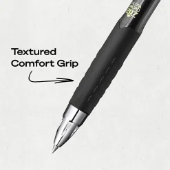 uniball™ 207 Retractable Gel Pens, 0.38mm Ultra Micro Point, Black Ink, 12 Count