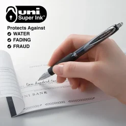 uniball™ 207 Retractable Gel Pens, 0.7mm Medium Point, Black Ink, 36 Count