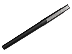 uni-ball® Rollerball™ Pens, Micro Point, 0.5 mm, 80% Recycled, Black Barrel, Green Ink, Pack Of 12 Pens