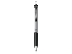 uni-ball® RT Gel Pens, 207™ Impact™, Bold Point, 1.0 mm, Gray Barrel, Blue Ink, Pack Of 12