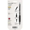 uni-ball® Signo Gel 207™ Retractable Gel Pens, Medium Point, 0.7 mm, Clear Barrels, Black Ink, Pack Of 4