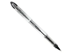 uni-ball® Vision™ Elite™ Liquid Ink Rollerball Pens, Bold Point, 0.8 mm, White Barrel, Red Ink, Pack Of 12