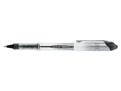 uni-ball® Vision™ Elite™ Liquid Ink Rollerball Pens, Bold Point, 0.8 mm, White Barrel, Black Ink, Pack Of 12