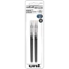 uni-ball® Vision™ Elite™ Liquid Rollerball Pen Refills, Bold Point, 0.8 mm, Blue/Black Ink, Pack Of 2