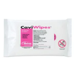 Unimed CaviWipes FlatPack Surface Disinfectant Wipes, Pack Of 45