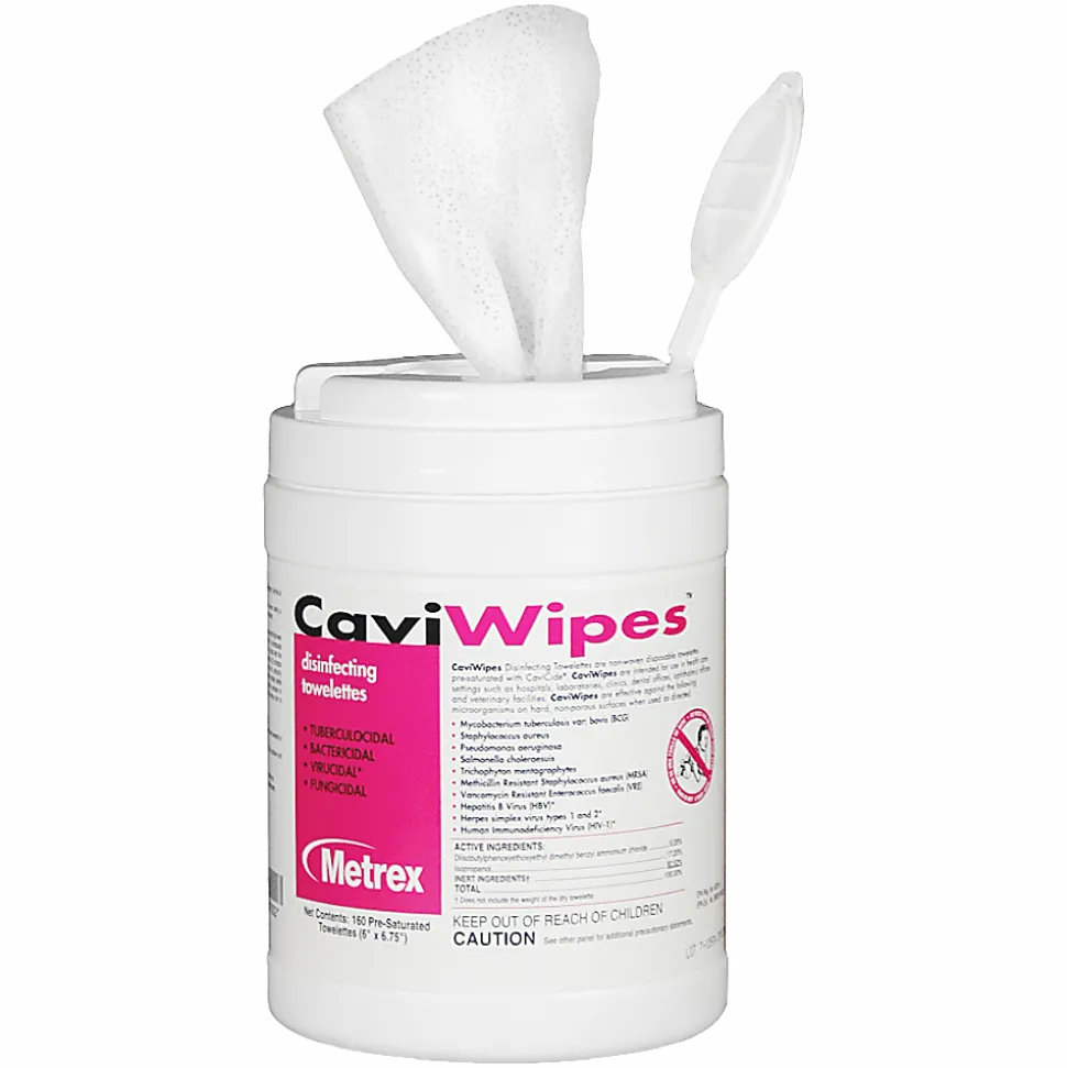 Unimed Metrex Caviwipes, Box Of 160