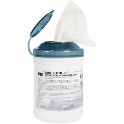 Unimed Sani-Cloth Alcohol-Free Germicidal Wipes, 6" x 6 3/4", Tub Of 160