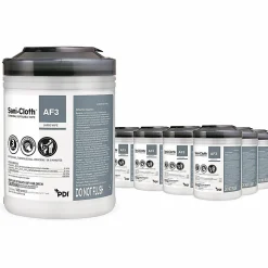 Unimed Sani-Cloth Alcohol-Free Germicidal Wipes, 6" x 6 3/4", Tub Of 160