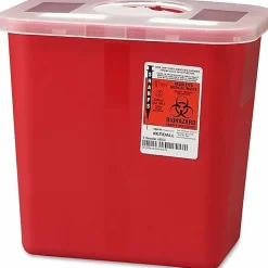 Unimed Sharps Container With Rotor Lid, 2 Gallon