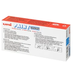 Uni-Paint® Markers, Fine Point, Blue, Pack Of 12