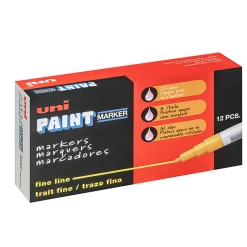 Uni-Paint® Markers, Fine Point, Green, Pack Of 12