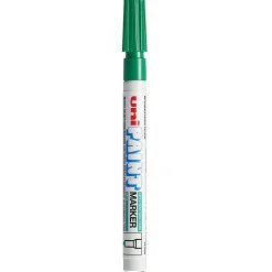 Uni-Paint® Markers, Fine Point, Green, Pack Of 12