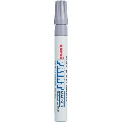 Uni-Paint® Markers, Medium Point, Silver, Pack Of 12