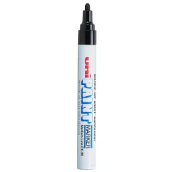 Uni-Paint® Markers, Medium Point, Black, Pack Of 12