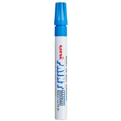 Uni-Paint® Markers, Medium Point, Blue, Pack Of 12