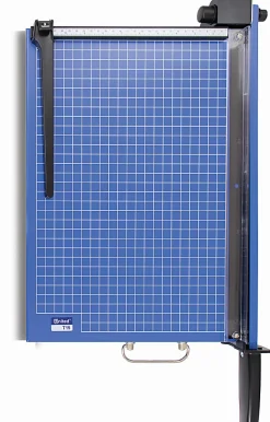 United Commercial Guillotine Paper Trimmer, 15”, Blue