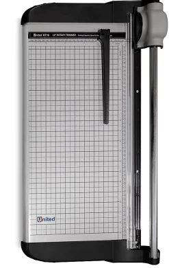 United Commercial Rotary Paper Trimmer, 18”, Silver