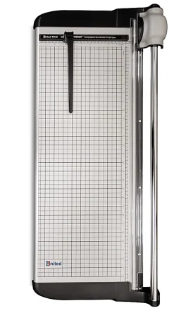 United Commercial Rotary Paper Trimmer, 26”, Silver