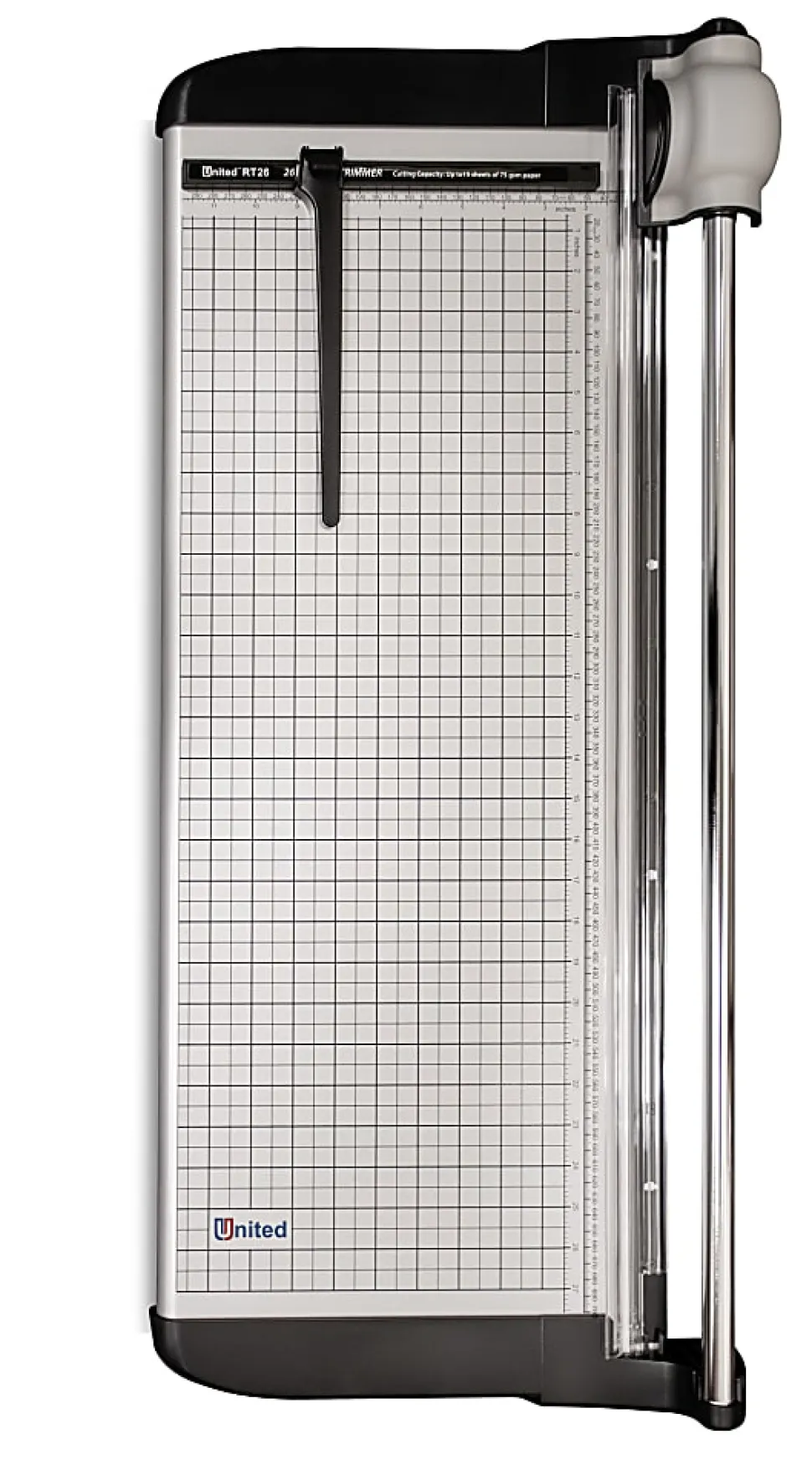 United Commercial Rotary Paper Trimmer, 26”, Silver