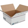 United States Post Office Shipping Box, 12" x 12" x 5-1/2", White