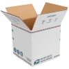 United States Post Office Shipping Box, 8" x 8" x 8", White