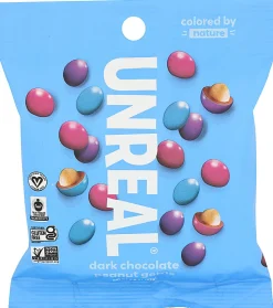 Unreal Dark Chocolate Peanut Gems, 2 Oz, Total Qty 9